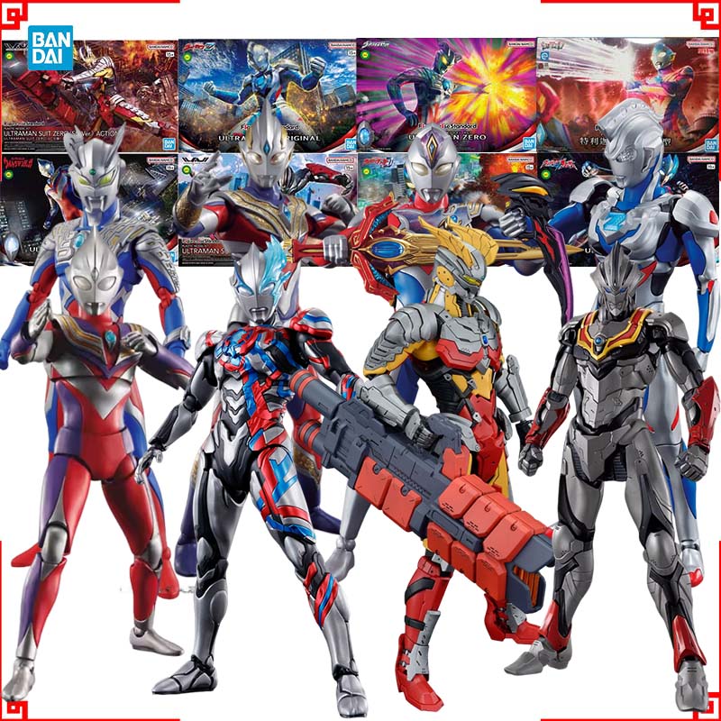 Model Kit Ultraman Zero - Bandai ultraman modelo kit frs tiga